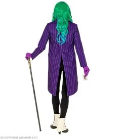 Pittige Paarse Krijtstreep Slipjas Joke Vrouw -Kostuum Markt wdm 2021 4821 3 3