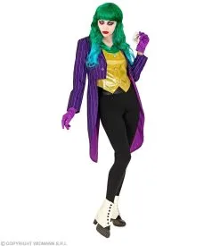 Pittige Paarse Krijtstreep Slipjas Joke Vrouw -Kostuum Markt wdm 2021 4821 4 3