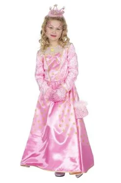 Roze Ster Van Het Bal Koninklijke Prinses Meisje Kostuum